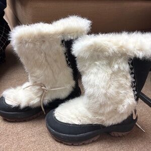 Sam Edelman Ulu winter natural fur boots